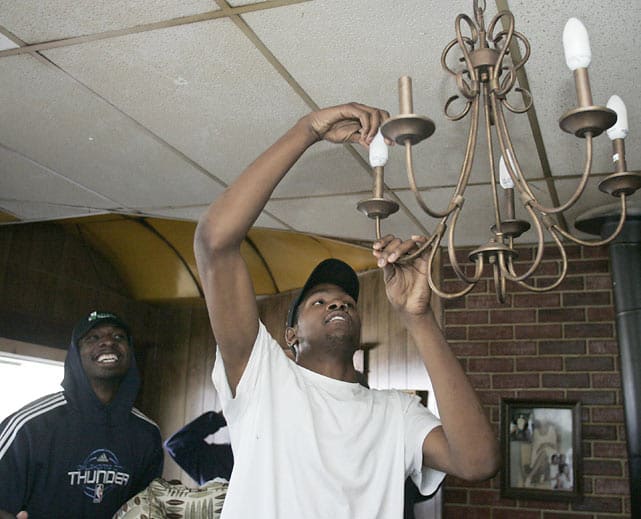 Kevin Durant and Jeff Green